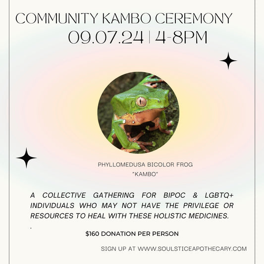 Community healing Kambo Ceremony